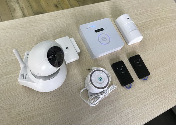 China GSM van de huisinbreker Alarmsysteem met Draadloze Detector433mhz Navulbare Batterij leverancier